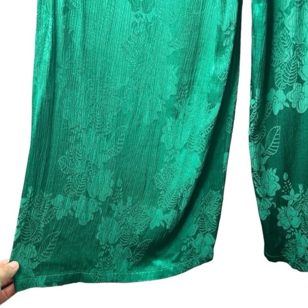Tularossa Kelly Wrap Too and Sabra Wide Leg Trouser Pant Set Size M/L Green - Picture 14 of 15